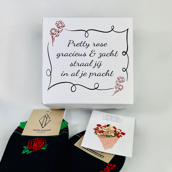 PRETTY ROSE COLORFULL GIFTBOX MET KAARTJE
