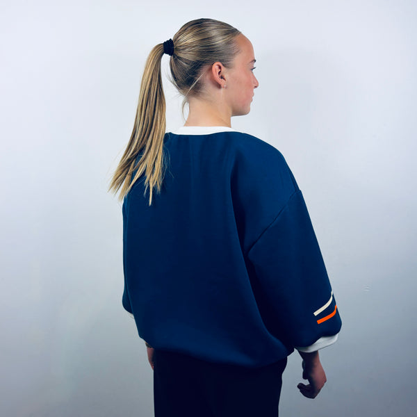 SOOI  HOI MIDBLUE/FLUO ORANJE