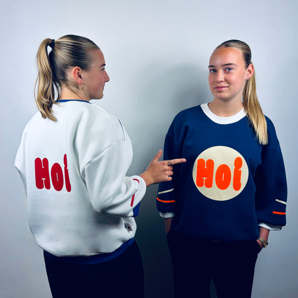 SOOI  HOI MIDBLUE/FLUO ORANJE