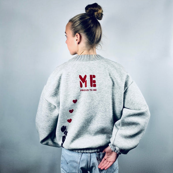 SOOI PROUD TO BE ME GRIJS MELANGE XS - S - M